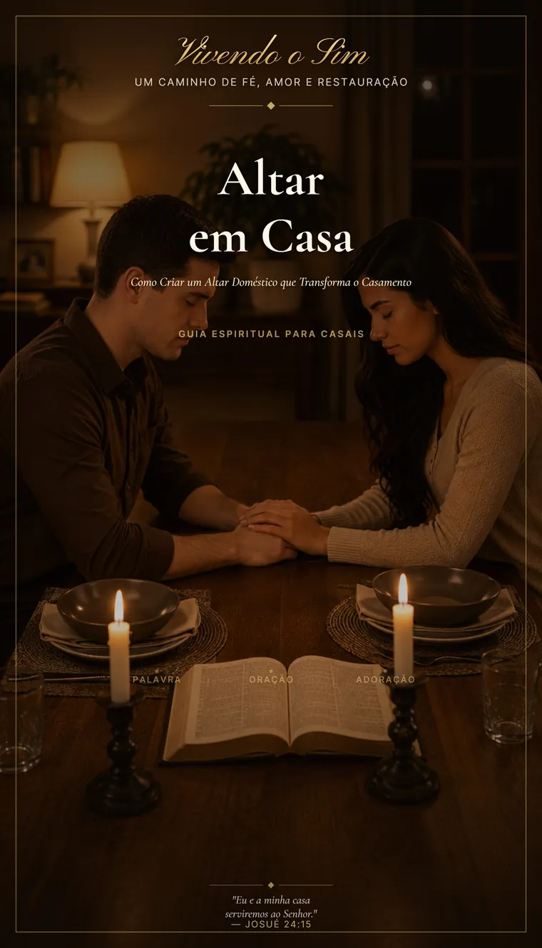 Capa do e-book Altar em Casa